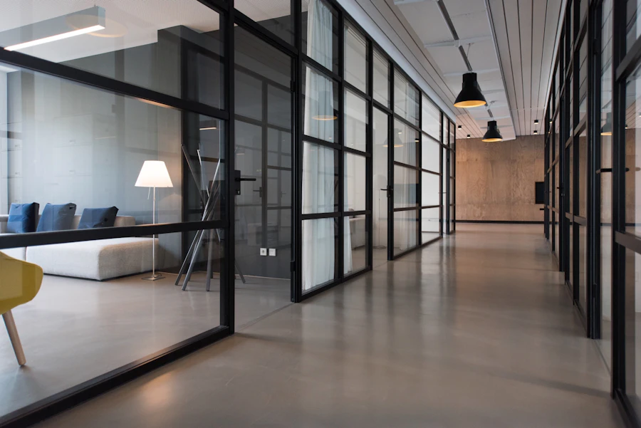 Modern corporate office interior