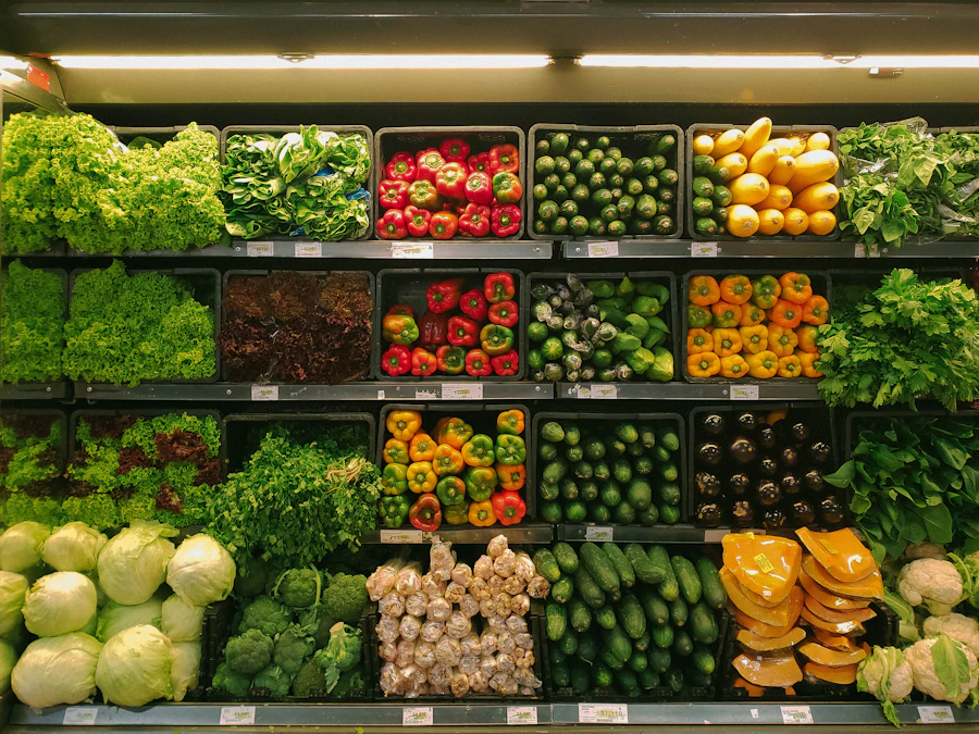 Clean, well-lit grocery store interior